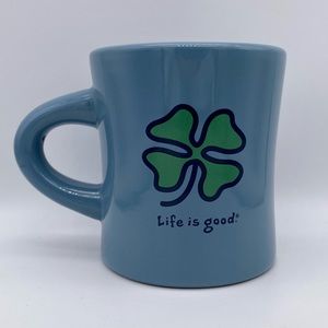 LIFE IS GOOD Four-Leaf Clover Mug - Do What You Like, Like What You Do